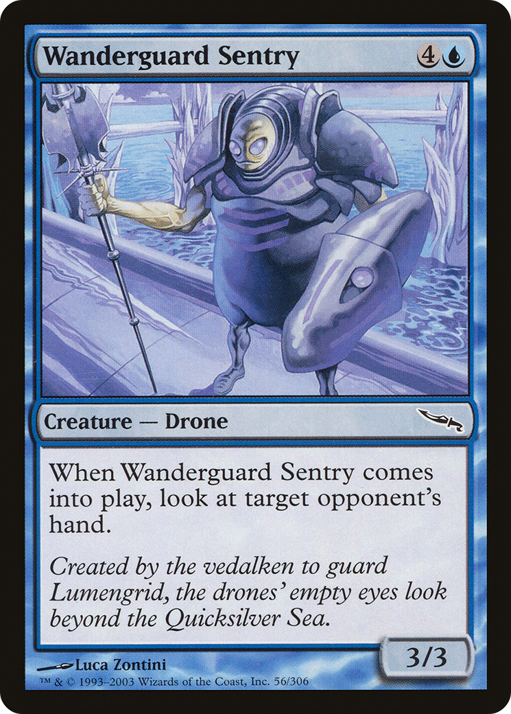 Wanderguard Sentry (MRD-056) - Mirrodin - Premium MTG Single from Wizards of the Coast - Just $0.25! Shop now at Game Crave Tournament Store