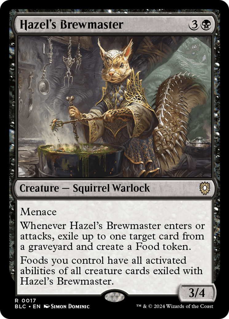 Hazel's Brewmaster (BLC-017) - Bloomburrow Commander - Premium MTG Single from Wizards of the Coast - Just $2.86! Shop now at Game Crave Tournament Store