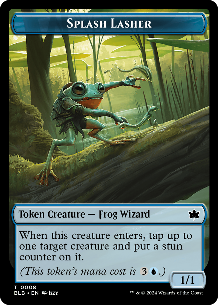 Splash Lasher (BLB-008) - Bloomburrow Tokens Foil