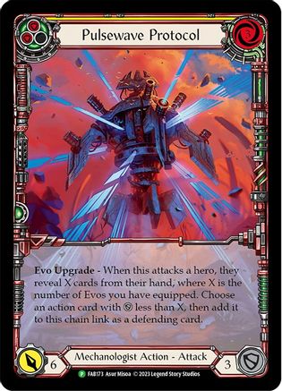 Pulsewave Protocol (FAB173) - Flesh and Blood: Promo Cards Rainbow Foil