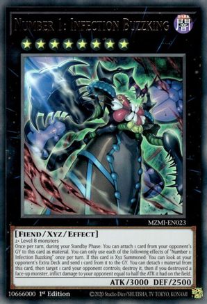 Number 1: Infection Buzzking (MZMI-EN023) - Maze of Millennia 1st Edition - Premium Yugioh Single from Konami - Just $4.18! Shop now at Game Crave Tournament Store
