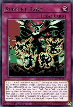 Supreme Rage (MZMI-EN061) - Maze of Millennia 1st Edition - Premium Yugioh Single from Konami - Just $0.25! Shop now at Game Crave Tournament Store