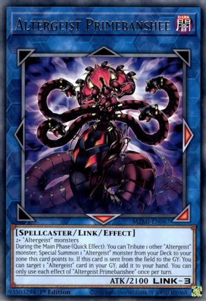 Altergeist Primebanshee (MZMI-EN067) - Maze of Millennia 1st Edition - Premium Yugioh Single from Konami - Just $0.25! Shop now at Game Crave Tournament Store
