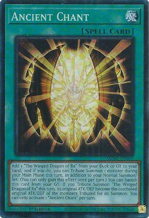 Ancient Chant (CR) (MZMI-EN069) - Maze of Millennia 1st Edition - Premium Yugioh Single from Konami - Just $10.88! Shop now at Game Crave Tournament Store