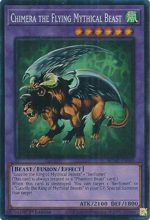 Chimera the Flying Mythical Beast (CR) (MZMI-EN040) - Maze of Millennia 1st Edition - Premium Yugioh Single from Konami - Just $5.14! Shop now at Game Crave Tournament Store