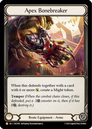 Apex Bonebreaker (HVY008) - Heavy Hitters Rainbow Foil