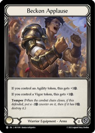 Beckon Applause (HVY100) - Heavy Hitters Cold Foil