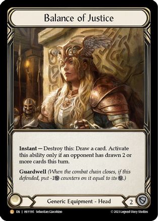 Balance of Justice (HVY195) - Heavy Hitters Cold Foil