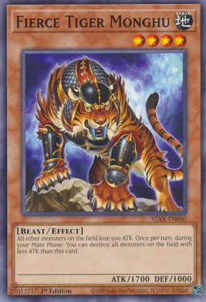Fierce Tiger Monghu (STAX-EN040) - 2-Player Starter Set 1st Edition
