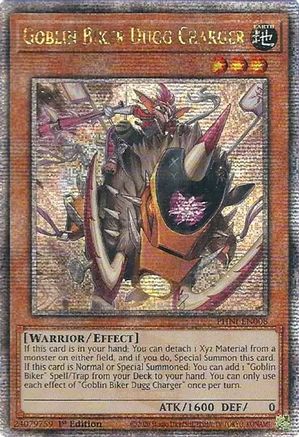 Goblin Biker Dugg Charger (Quarter Century Secret Rare) (PHNI-EN008) - Phantom Nightmare 1st Edition - Premium Yugioh Single from Konami - Just $30.07! Shop now at Game Crave Tournament Store