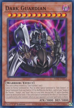 Dark Guardian (PHNI-EN013) - Phantom Nightmare 1st Edition - Premium Yugioh Single from Konami - Just $0.25! Shop now at Game Crave Tournament Store