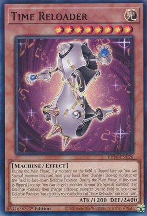 Time Reloader (PHNI-EN026) - Phantom Nightmare 1st Edition - Premium Yugioh Single from Konami - Just $0.25! Shop now at Game Crave Tournament Store
