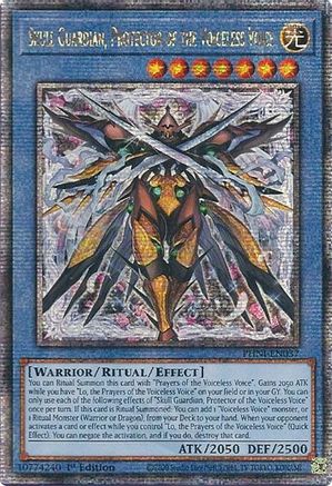 Skull Guardian, Protector of the Voiceless Voice (Quarter Century Secret Rare) (PHNI-EN037) - Phantom Nightmare 1st Edition - Premium Yugioh Single from Konami - Just $36.30! Shop now at Game Crave Tournament Store