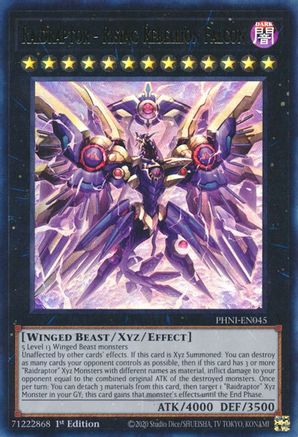 Raidraptor - Rising Rebellion Falcon (PHNI-EN045) - Phantom Nightmare 1st Edition - Premium Yugioh Single from Konami - Just $1.82! Shop now at Game Crave Tournament Store