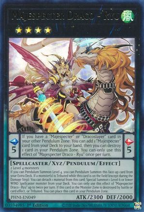 Majespecter Draco - Ryu (PHNI-EN049) - Phantom Nightmare 1st Edition - Premium Yugioh Single from Konami - Just $0.43! Shop now at Game Crave Tournament Store