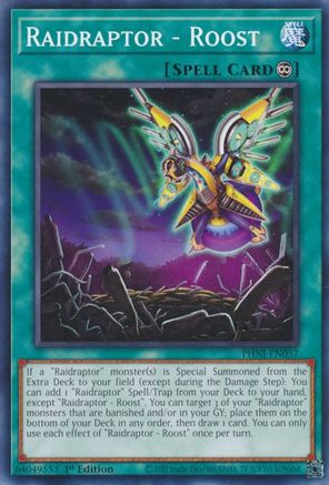 Raidraptor - Roost (PHNI-EN057) - Phantom Nightmare 1st Edition - Premium Yugioh Single from Konami - Just $0.25! Shop now at Game Crave Tournament Store