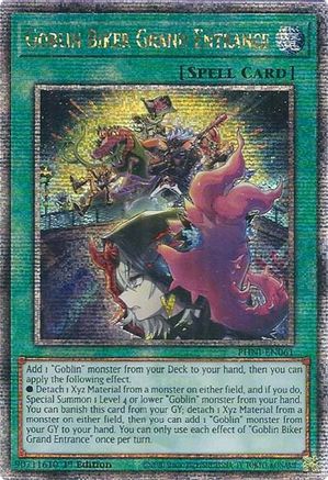 Goblin Biker Grand Entrance (Quarter Century Secret Rare) (PHNI-EN061) - Phantom Nightmare 1st Edition - Premium Yugioh Single from Konami - Just $31.94! Shop now at Game Crave Tournament Store