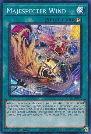 Majespecter Wind (PHNI-EN069) - Phantom Nightmare 1st Edition - Premium Yugioh Single from Konami - Just $0.25! Shop now at Game Crave Tournament Store