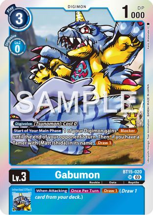 Gabumon (BT15-020) - Exceed Apocalypse Foil - Premium Digimon Single from Bandai - Just $4.53! Shop now at Game Crave Tournament Store