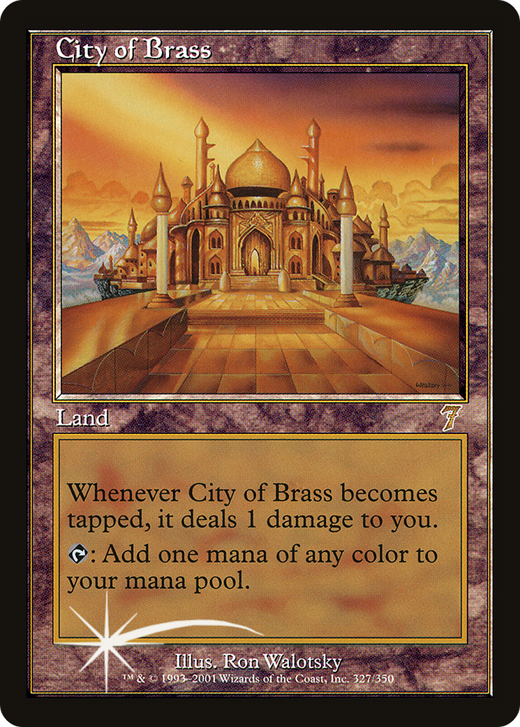 City of Brass (7ED-327) - 7th Edition Foil