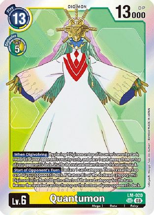 Quantumon (English Exclusive) (LM-020) - Exceed Apocalypse Foil - Premium Digimon Single from Bandai - Just $2.56! Shop now at Game Crave Tournament Store