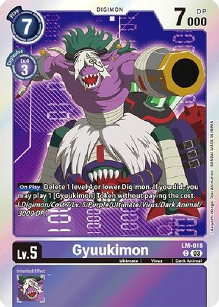 Gyuukimon (English Exclusive) (LM-018) - Exceed Apocalypse Foil - Premium Digimon Single from Bandai - Just $0.25! Shop now at Game Crave Tournament Store