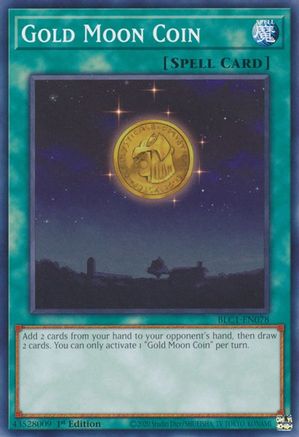 Gold Moon Coin (BLC1-EN078) - Battles of Legend: Chapter 1 1st Edition - Premium Yugioh Single from Konami - Just $0.25! Shop now at Game Crave Tournament Store