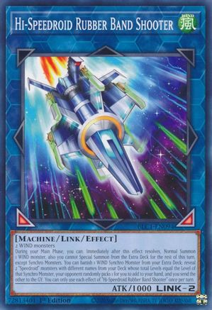 Hi-Speedroid Rubber Band Shooter (BLC1-EN094) - Battles of Legend: Chapter 1 1st Edition - Premium Yugioh Single from Konami - Just $0.44! Shop now at Game Crave Tournament Store