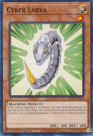 Cyber Larva (BLC1-EN108) - Battles of Legend: Chapter 1 1st Edition - Premium Yugioh Single from Konami - Just $0.25! Shop now at Game Crave Tournament Store