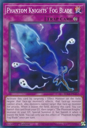 Phantom Knights' Fog Blade (BLC1-EN117) - Battles of Legend: Chapter 1 1st Edition - Premium Yugioh Single from Konami - Just $0.28! Shop now at Game Crave Tournament Store