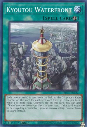 Kyoutou Waterfront (BLC1-EN122) - Battles of Legend: Chapter 1 1st Edition - Premium Yugioh Single from Konami - Just $0.25! Shop now at Game Crave Tournament Store