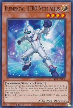 Elemental HERO Neos Alius (BLC1-EN138) - Battles of Legend: Chapter 1 1st Edition - Premium Yugioh Single from Konami - Just $0.25! Shop now at Game Crave Tournament Store