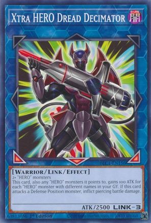 Xtra HERO Dread Decimator (BLC1-EN156) - Battles of Legend: Chapter 1 1st Edition - Premium Yugioh Single from Konami - Just $0.25! Shop now at Game Crave Tournament Store