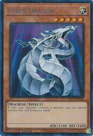 Cyber Dragon (Silver) (BLC1-EN020) - Battles of Legend: Chapter 1 1st Edition - Premium Yugioh Single from Konami - Just $0.38! Shop now at Game Crave Tournament Store
