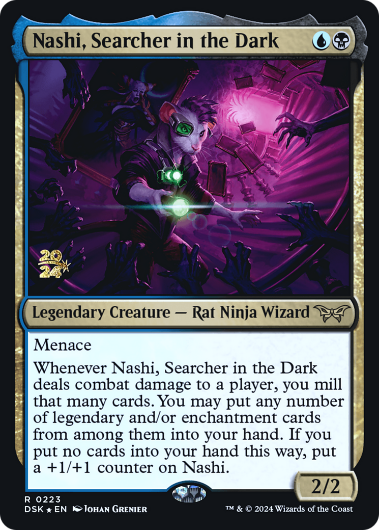 Nashi, Searcher in the Dark (PDSK-223S) - Duskmourn: House of Horror Promos Foil - Premium MTG Single from Wizards of the Coast - Just $0.64! Shop now at Game Crave Tournament Store