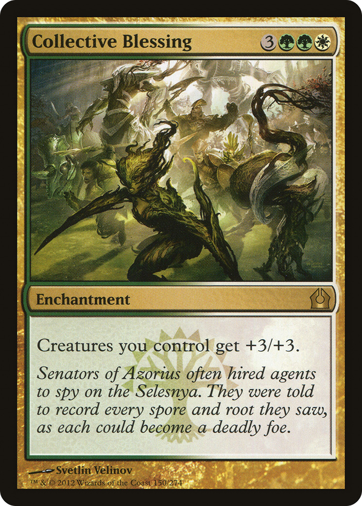 Collective Blessing (RTR-150) - Return to Ravnica - Premium MTG Single from Wizards of the Coast - Just $0.09! Shop now at Game Crave Tournament Store