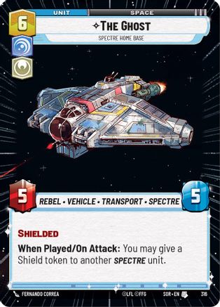 The Ghost - Spectre Home Base (Hyperspace) (SPARK OF REBELLION) - Premium Star Wars: Unlimited Single from Spark of Rebellion - Just $0.27! Shop now at Game Crave Tournament Store