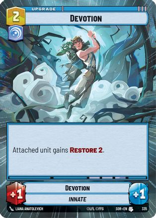 Devotion (Hyperspace) (SPARK OF REBELLION) - Premium Star Wars: Unlimited Single from Spark of Rebellion - Just $0.16! Shop now at Game Crave Tournament Store