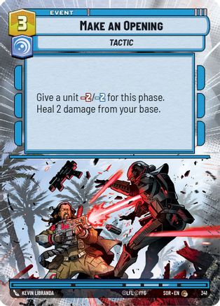 Make An Opening (Hyperspace) (SPARK OF REBELLION) Foil - Premium Star Wars: Unlimited Single from Spark of Rebellion - Just $0.14! Shop now at Game Crave Tournament Store