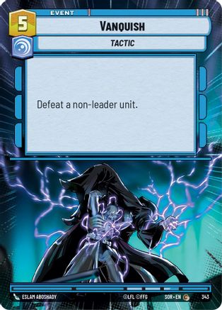 Vanquish (Hyperspace) (SPARK OF REBELLION) Foil - Premium Star Wars: Unlimited Single from Spark of Rebellion - Just $0.22! Shop now at Game Crave Tournament Store