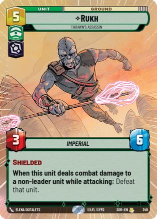 Rukh - Thrawn's Assassin (Hyperspace) (SPARK OF REBELLION) - Premium Star Wars: Unlimited Single from Spark of Rebellion - Just $0.35! Shop now at Game Crave Tournament Store
