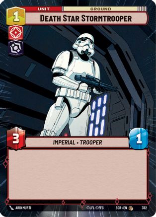 Death Star Stormtrooper (Hyperspace) (SPARK OF REBELLION) Foil - Premium Star Wars: Unlimited Single from Spark of Rebellion - Just $0.16! Shop now at Game Crave Tournament Store