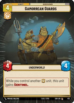 Gamorrean Guards (Hyperspace) (SPARK OF REBELLION) Foil - Premium Star Wars: Unlimited Single from Spark of Rebellion - Just $0.15! Shop now at Game Crave Tournament Store