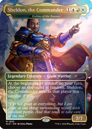 Sheldon, the Commander - Ruhan of the Fomori (Rainbow Foil) (SLD-1695) - Secret Lair Drop Series Foil - Premium MTG Single from Wizards of the Coast - Just $0.19! Shop now at Game Crave Tournament Store