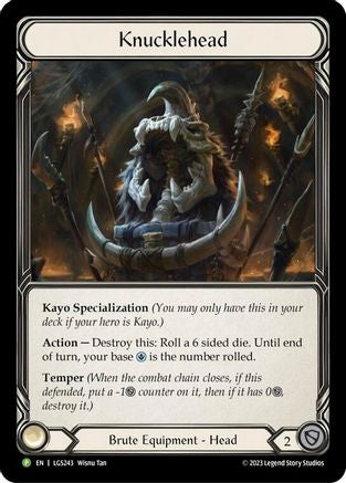 Knucklehead - LGS243 (LGS243) - Flesh and Blood: Promo Cards Cold Foil