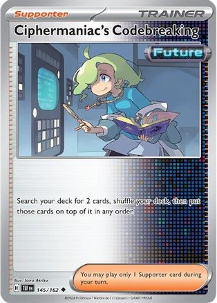 Ciphermaniac's Codebreaking 145 - SV05 Temporal Forces - Premium Pokemon Single from Nintendo - Just $0.25! Shop now at Game Crave Tournament Store