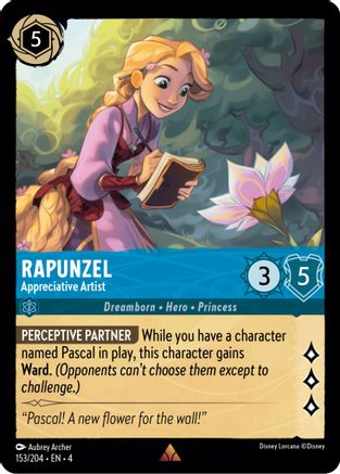 Rapunzel - Appreciative Artist (153/204) - Ursulas Return Cold Foil - Premium Lorcana Single from Ursula's Return - Just $0.37! Shop now at Game Crave Tournament Store