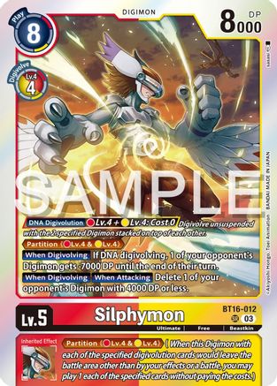 Silphymon (BT16-012) - Beginning Observer Foil - Premium Digimon Single from Bandai - Just $1.72! Shop now at Game Crave Tournament Store