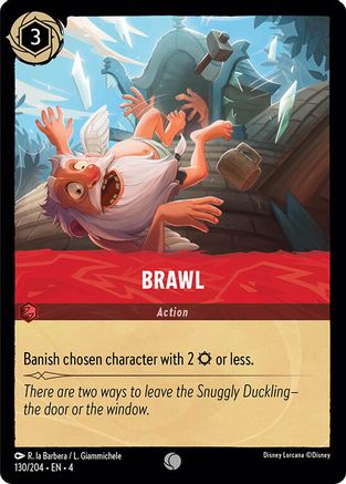 Brawl (130/204) - Ursulas Return Cold Foil - Premium Lorcana Single from Ursula's Return - Just $2.18! Shop now at Game Crave Tournament Store