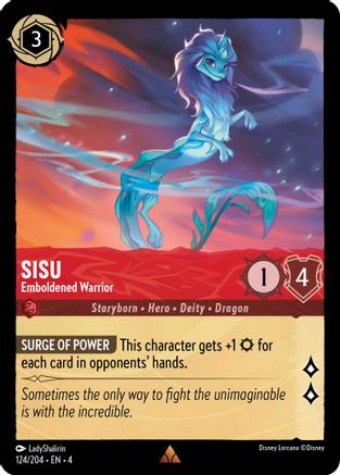 Sisu - Emboldened Warrior (124/204) - Ursulas Return - Premium Lorcana Single from Ursula's Return - Just $0.86! Shop now at Game Crave Tournament Store